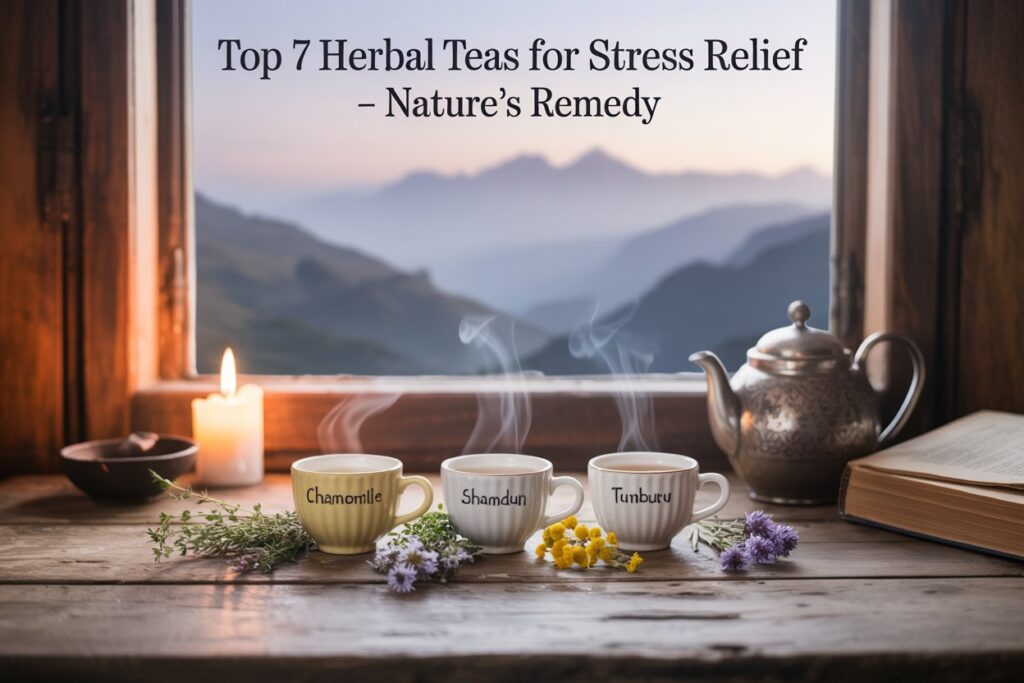 herbal tea for stress, herbal teas for anxiety relief
